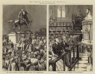 O Príncipe de Gales em Calcutá de William Ralston